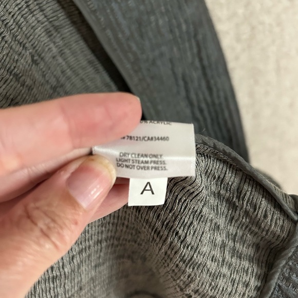 Eileen Fisher silk Charcoal Textured Jacket career casual 2X - Picture 6 of 11